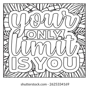 Motivational Quotes Coloring Pages For KDF