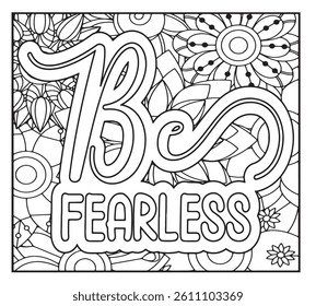 Motivational Quotes Coloring Pages For KDP