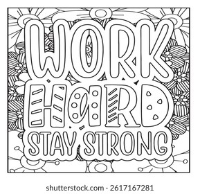 Motivational Quotes Coloring Pages For KDP