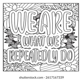 Motivational Quotes Coloring Pages For KDP
