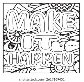 Motivational Quotes Coloring Pages For KDP