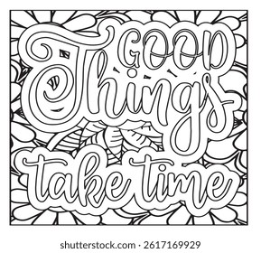 Motivational Quotes Coloring Pages For KDP
