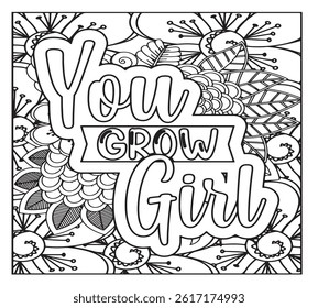 Motivational Quotes Coloring Pages For KDP