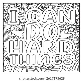 Motivational Quotes Coloring Pages For KDP