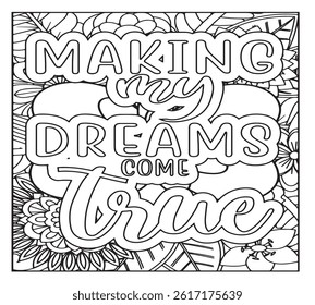 Motivational Quotes Coloring Pages For KDP