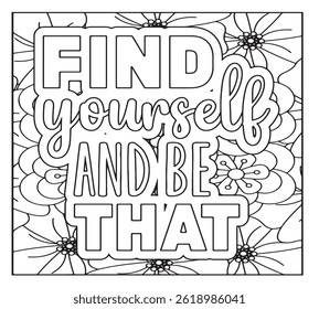 Motivational Quotes Coloring Pages For KDP