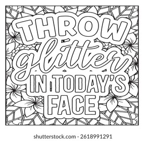 Motivational Quotes Coloring Pages For KDP