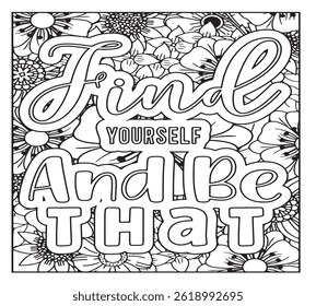Motivational Quotes Coloring Pages For KDP