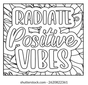 Páginas de cores de citações motivacionais para KDP