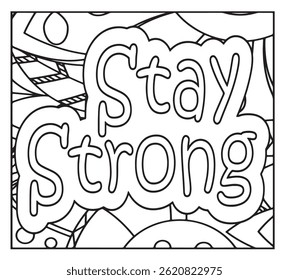 Motivational Quotes Coloring Pages For KDP