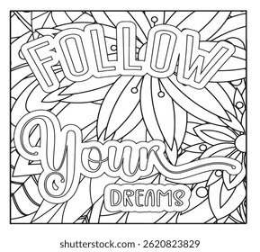 Motivational Quotes Coloring Pages For KDP