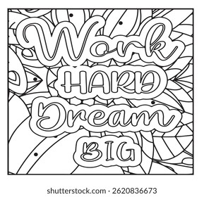 Motivational Quotes Coloring Pages For KDP