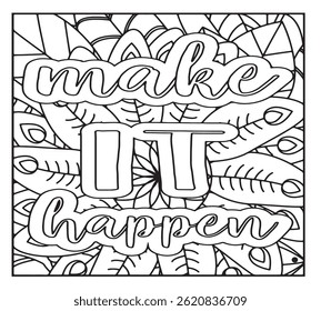 Motivational Quotes Coloring Pages For KDP