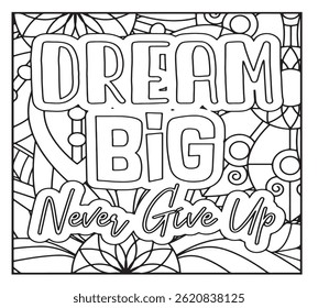 Motivational Quotes Coloring Pages For KDP