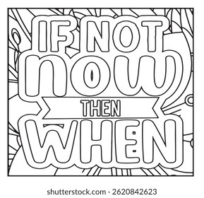 Motivational Quotes Coloring Pages For KDP