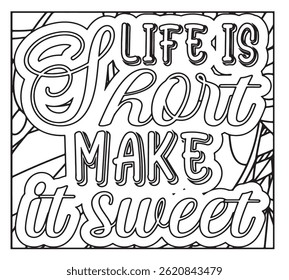 Motivational Quotes Coloring Pages For KDP
