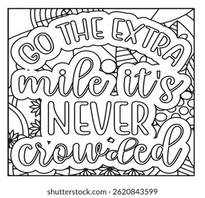 Motivational Quotes Coloring Pages For KDP