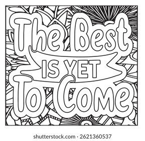 Motivational Quotes Coloring Pages For KDP