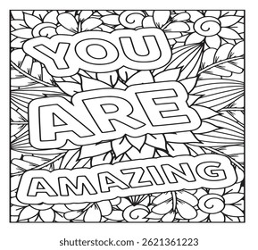 Motivational Quotes Coloring Pages For KDP