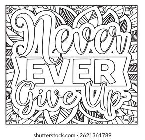 Motivational Quotes Coloring Pages For KDP