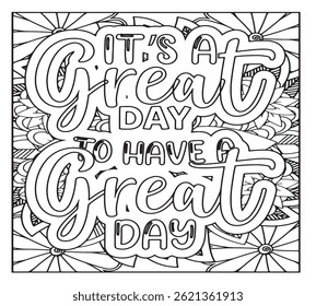 Motivational Quotes Coloring Pages For KDP