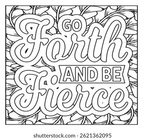 Motivational Quotes Coloring Pages For KDP