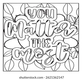 Motivational Quotes Coloring Pages For KDP