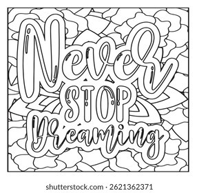 Motivational Quotes Coloring Pages For KDP