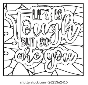 Motivational Quotes Coloring Pages For KDP