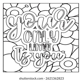 Motivational Quotes Coloring Pages For KDP