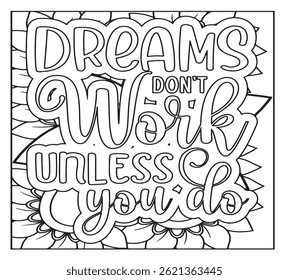 Motivational Quotes Coloring Pages For KDP