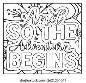Motivational Quotes Coloring Pages For KDP