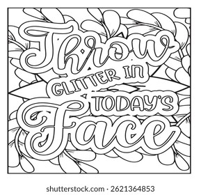 Motivational Quotes Coloring Pages For KDP