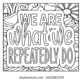 Motivational Quotes Coloring Pages For KDP
