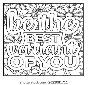 Motivational Quotes Coloring Pages For KDP
