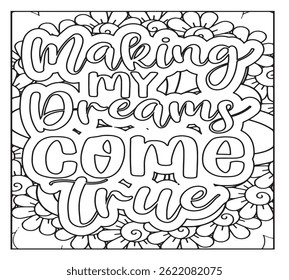 Motivational Quotes Coloring Pages For KDP