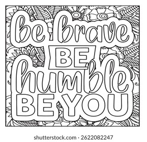 Motivational Quotes Coloring Pages For KDP