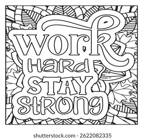 Motivational Quotes Coloring Pages For KDP