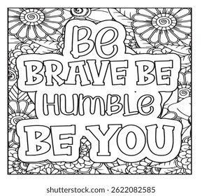 Motivational Quotes Coloring Pages For KDP