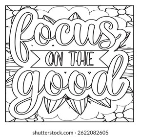 Motivational Quotes Coloring Pages For KDP