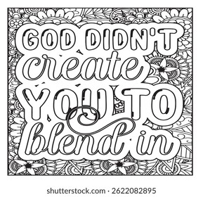 Motivational Quotes Coloring Pages For KDP