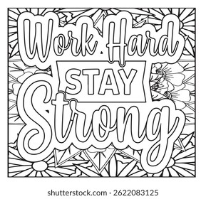Motivational Quotes Coloring Pages For KDP