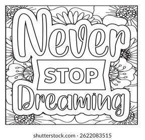 Motivational Quotes Coloring Pages For KDP