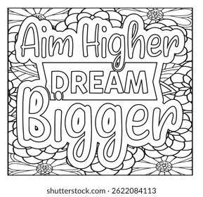Motivational Quotes Coloring Pages For KDP