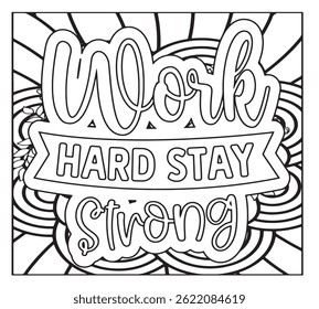 Motivational Quotes Coloring Pages For KDP