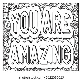 Motivational Quotes Coloring Pages For KDP