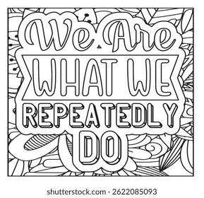 Motivational Quotes Coloring Pages For KDP