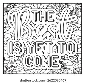 Motivational Quotes Coloring Pages For KDP