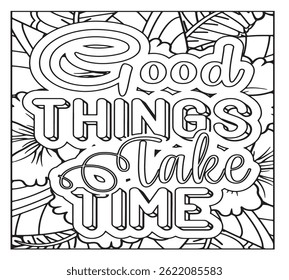 Motivational Quotes Coloring Pages For KDP