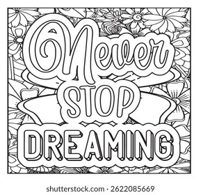 Motivational Quotes Coloring Pages For KDP